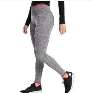 NEW!!! ATHLETA Seamless Andes Tight Heathered Gray Size Small